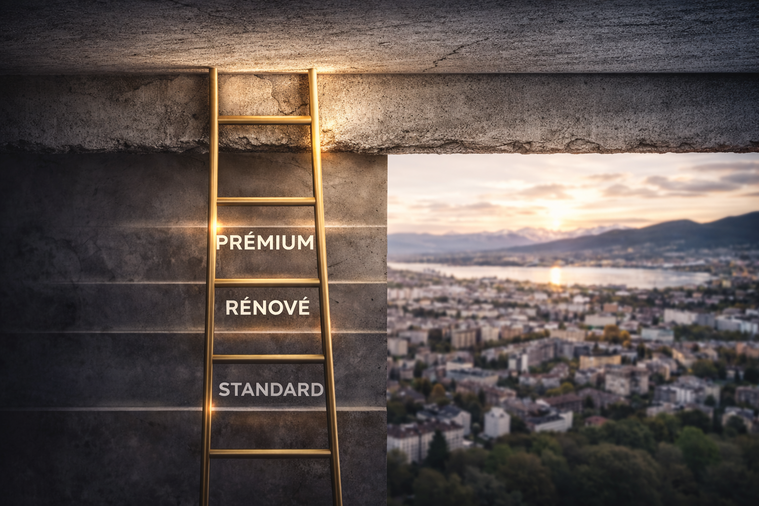 Plafond du marché immobilier freinant la valorisation après rénovation à Genève